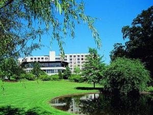 Blick auf die Hochrhein-Eggberg-Klinik - Bad Säckingen Baden-Württemberg Deutschland Rehaklinik Baden-Württemberg: Hochrhein-Eggberg-Klinik in Bad Säckingen