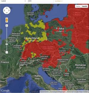 Aktuelles: Neu im Netz: FSME-Europakarte im Google-Maps-Design